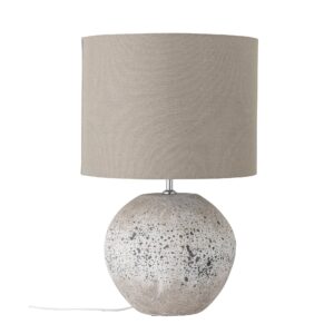 Bloomingville - Isedora Bordlampe, Natur, Stentøj - Ø40 Ã H59,5 cm